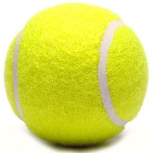 a bright tennis ball with a white background that matches the form's           color